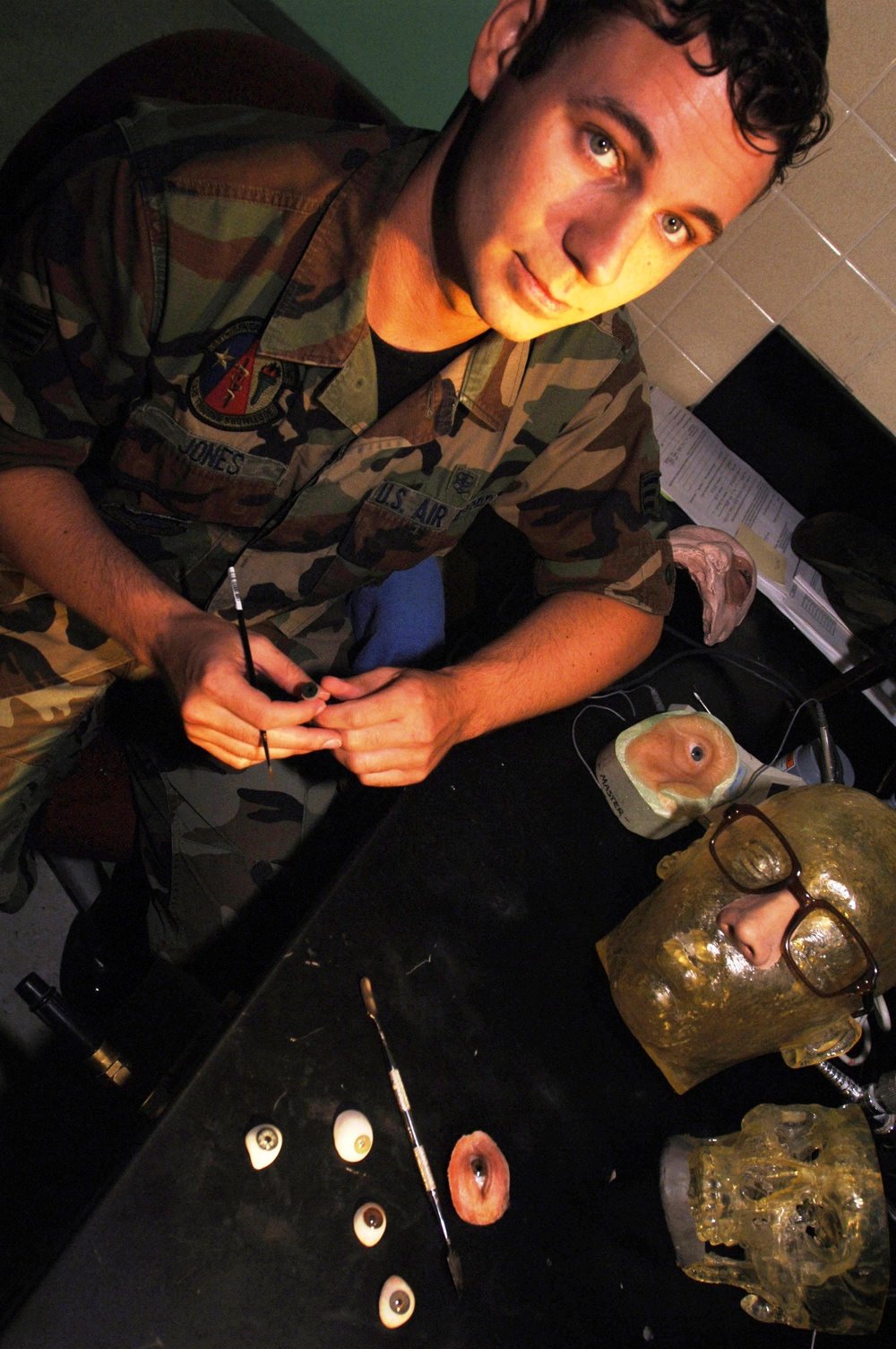 Airman Crafts Facial Prosthetics to Aid Wounded Warriors' Recovery