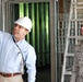 Civilian Contractor Briefs Air Force Major on Bagram Construction Project