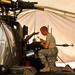 Young Soldier Maintains Apache Helicopters in Iraq
