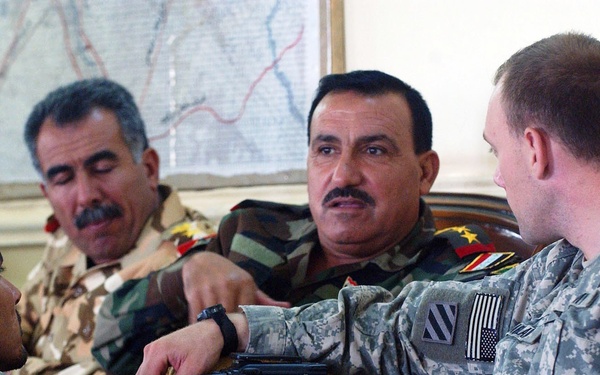 U.S. Army Captain Meets with Iraqi Security Forces and &quot;Sons of Iraq&quot; During Operation Summit Pursuit