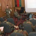 Afghan Army Sergeant Major Explains New Regulation to Officers and NCOs