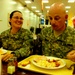 Army Couple Shares Meal at Forward Operating Base in Iraq