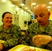 Army Couple Shares Meal at Forward Operating Base in Iraq