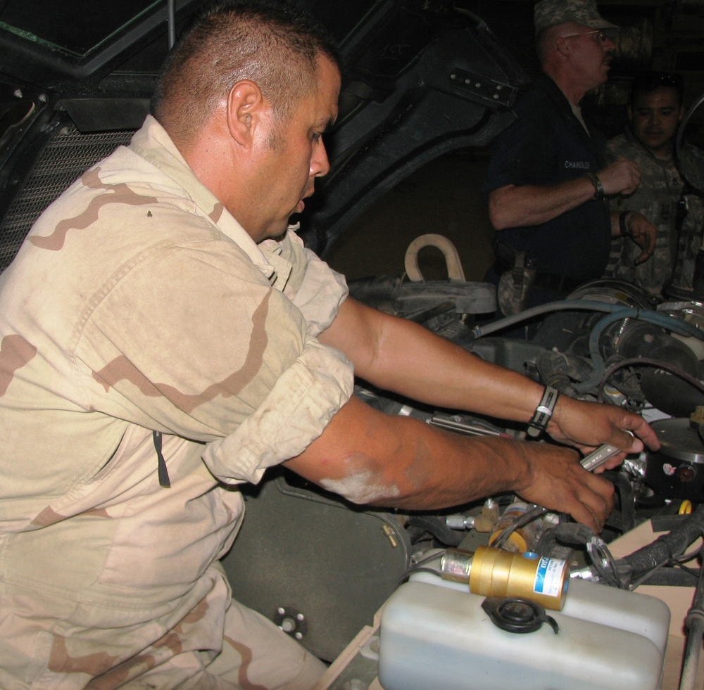 Navy Reservist Keeps Coalition Vehicles Running in Afghanistan