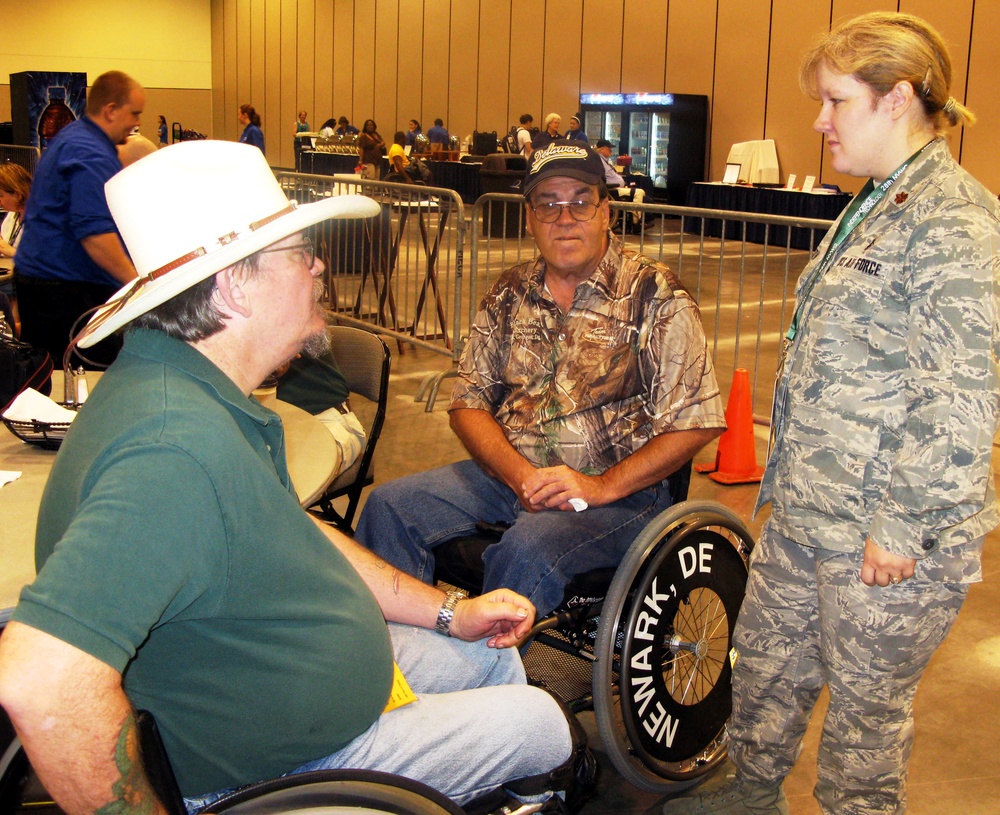 Nebraska Air National Guard Nurse Volunteers at National Veterans Wheelchair Games