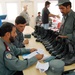 Afghan Police Record Boot Sizes for Training Program