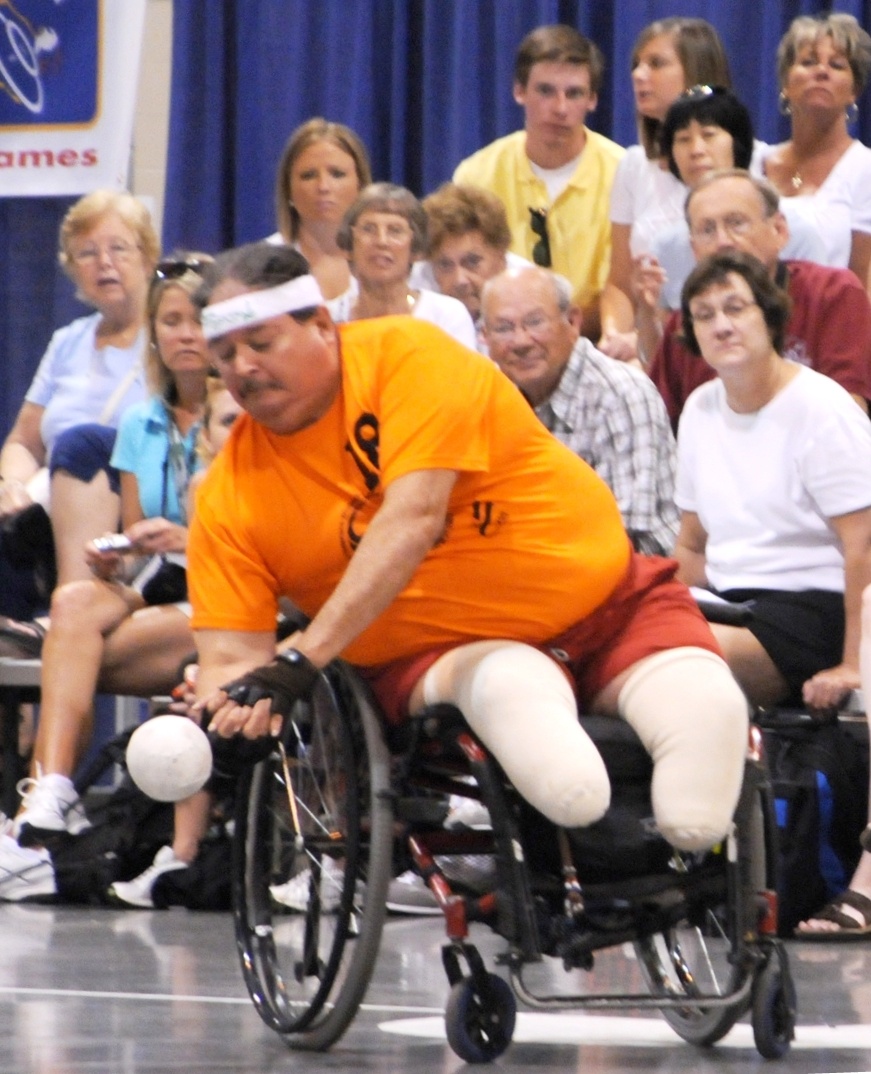 Disabled Veteran Competes in Wheelchair Softball Tournament