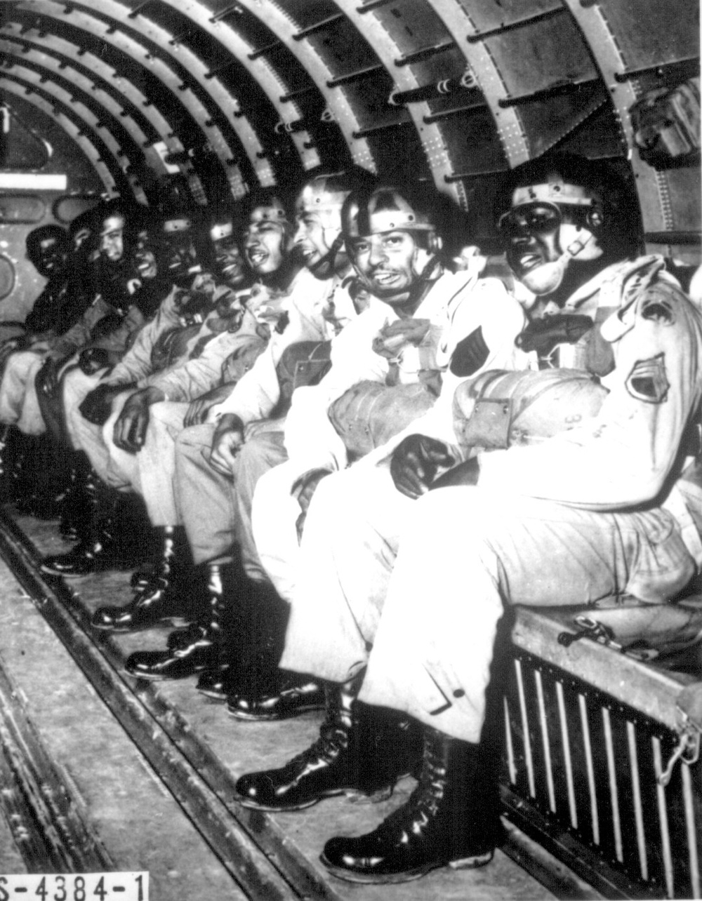 Black Paratroopers Prepare for Qualifying Jump in 1944