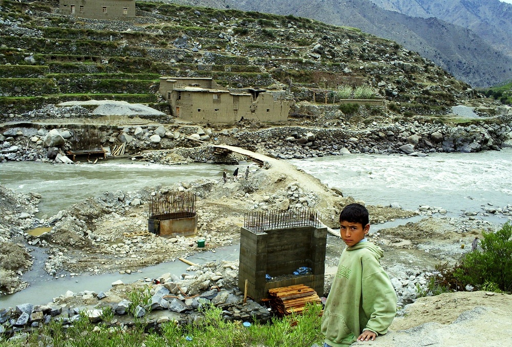 New Bridge Construction Underway in Afghanistan's Konar Province