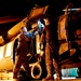 Army Crew Chiefs Prepare Black Hawk for Night Mission in Iraq