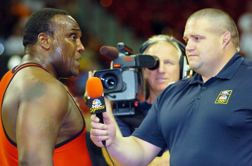 Olympic Medalist Rulon Gardner Interviews U.S. Army Wrestler Dremiel Byers