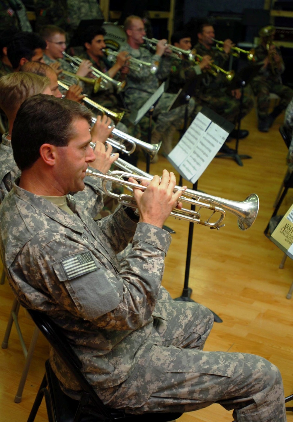 101st Airborne Division Band Collaborates with Afghan National Army Band