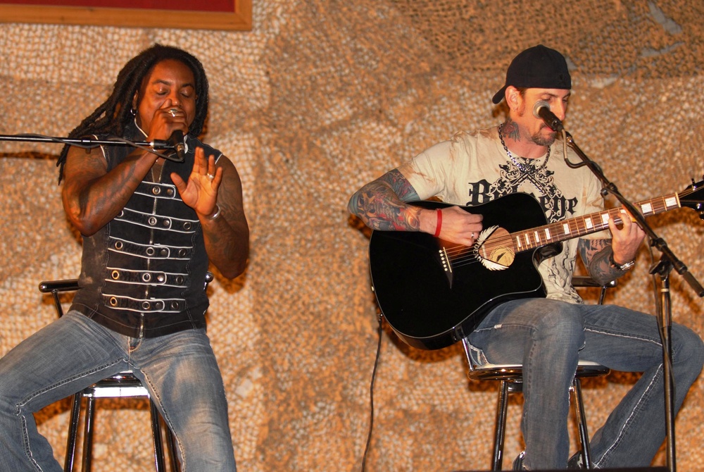 Sevendust Rocks Bagram Airfield for Troops