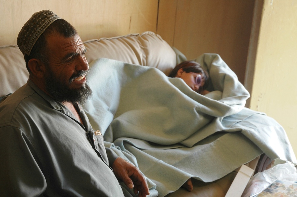 Afghan Girl Receives Life-Saving Treatment from Coalition Forces