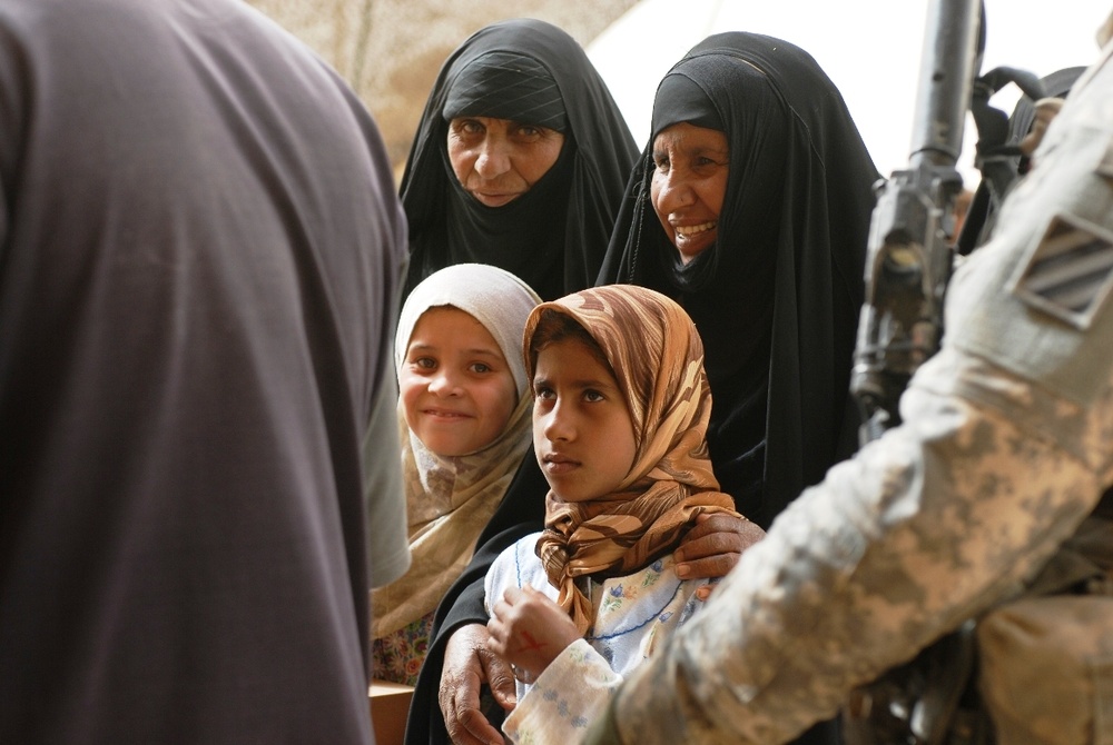 Villagers Receive Medical Care at Cooperative Engagement in Iraq
