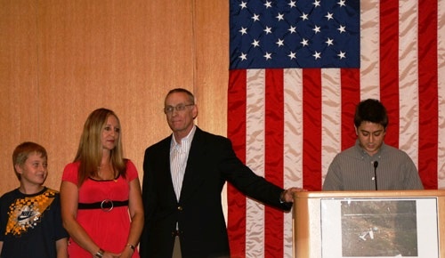 Family Celebrates Soldier's Return at Brooke Army Medical Center