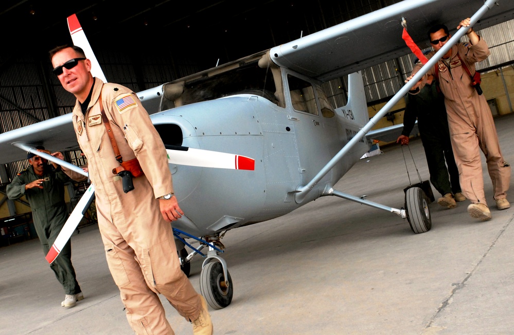 U.S. and Iraqi Air Forces Collaborate on Aircraft Transfer Ceremony