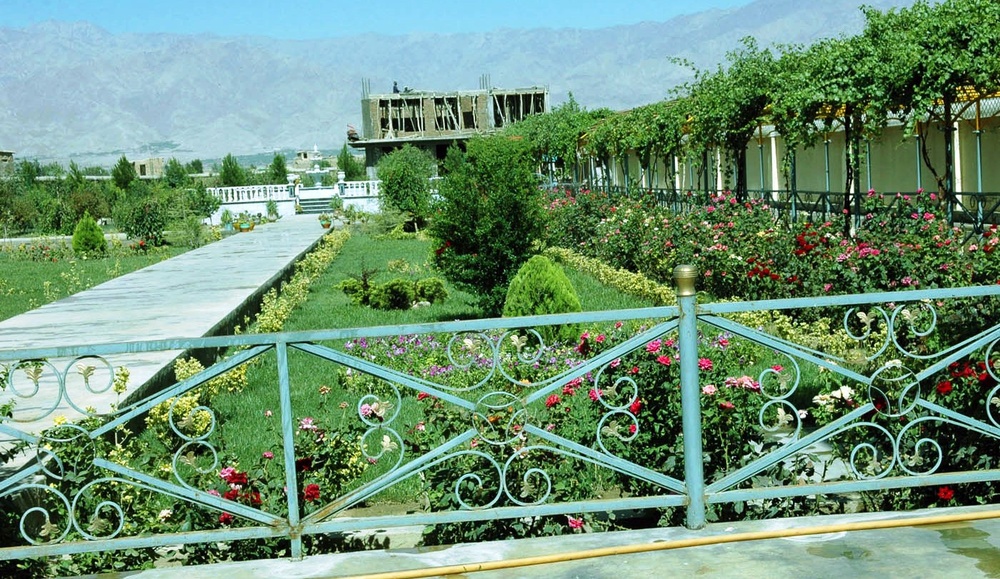 Irrigated Courtyard Offers Glimpse of Afghanistan's Potential with Healthy Water Supply
