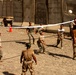 Iraqi and U.S. Soldiers Compete in Volleyball Tournament