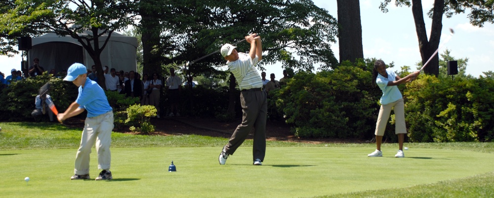 Children of Deployed Servicemembers Open AT&amp;T National Golf Tournament