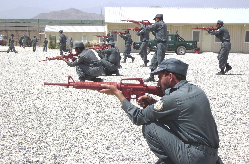 Afghan Police Receive Training at Regional Centers