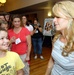 Actress Visits Youngest Fans at Walter Reed