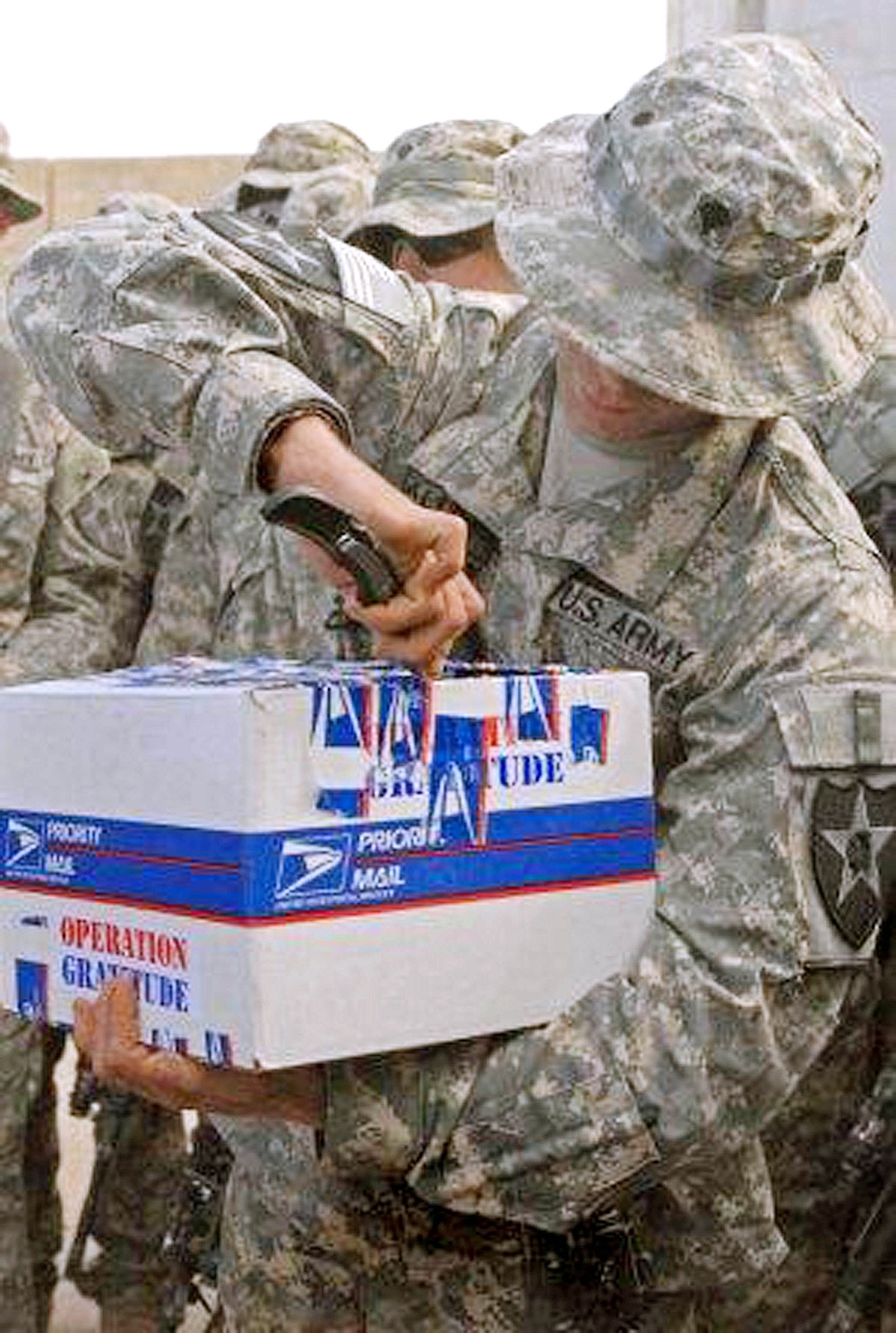 Soldier Receives 300,000th Care Package, Jeep Liberty