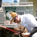 Wounded Warrior Bonds with Donated Service Dog