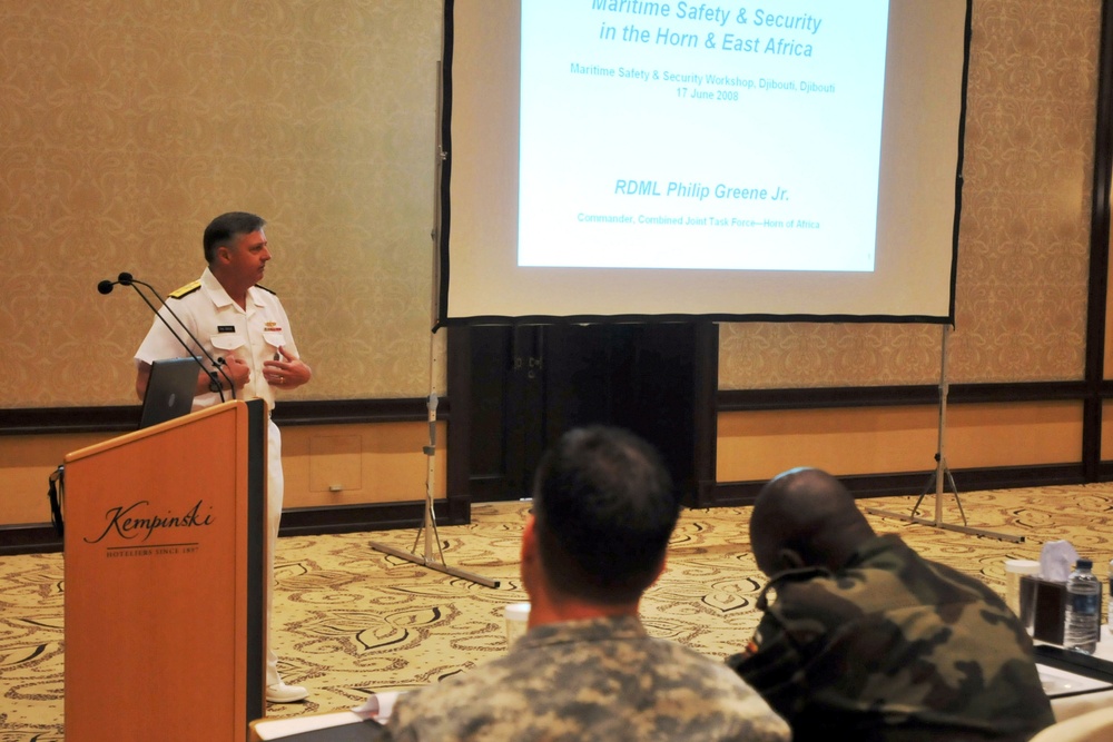 Navy Rear Admiral Addresses East African Maritime Security Working Group