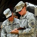 Army Officer Conducts Inventory Ahead of Combat Patrol in Iraq