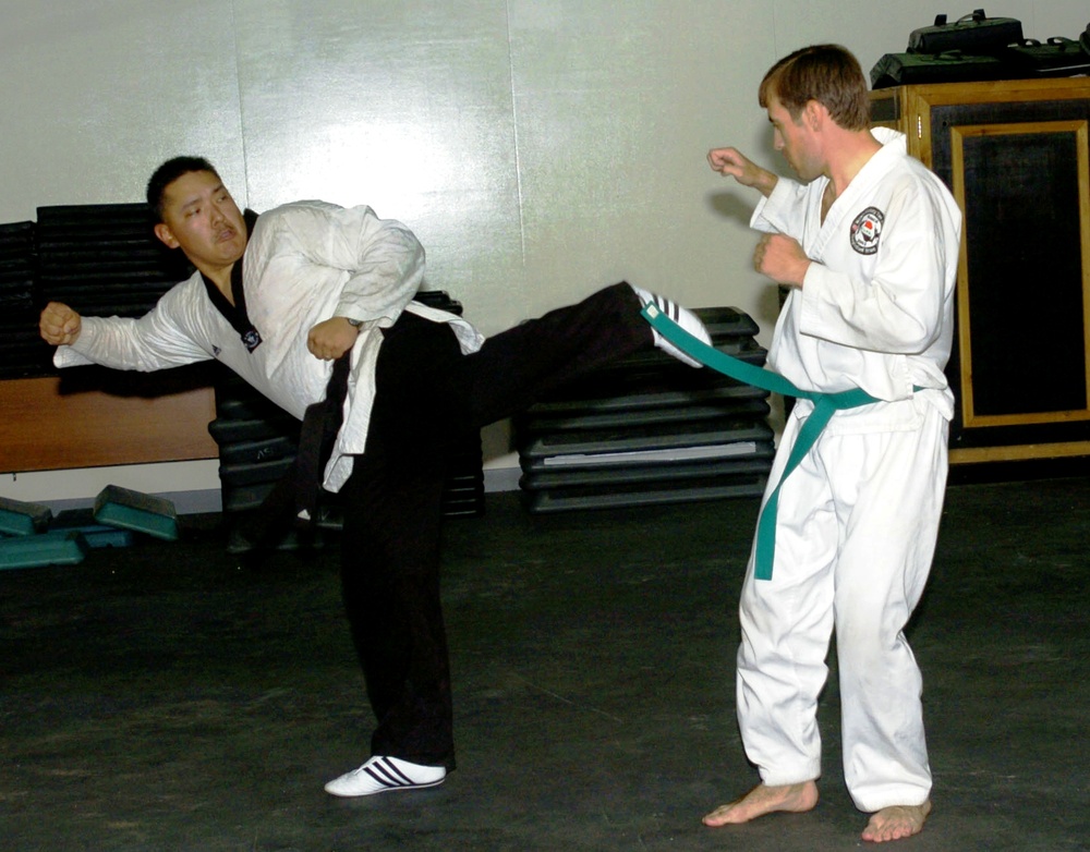 Army Sergeant Continues Family Taekwondo Tradition During Iraq Deployment