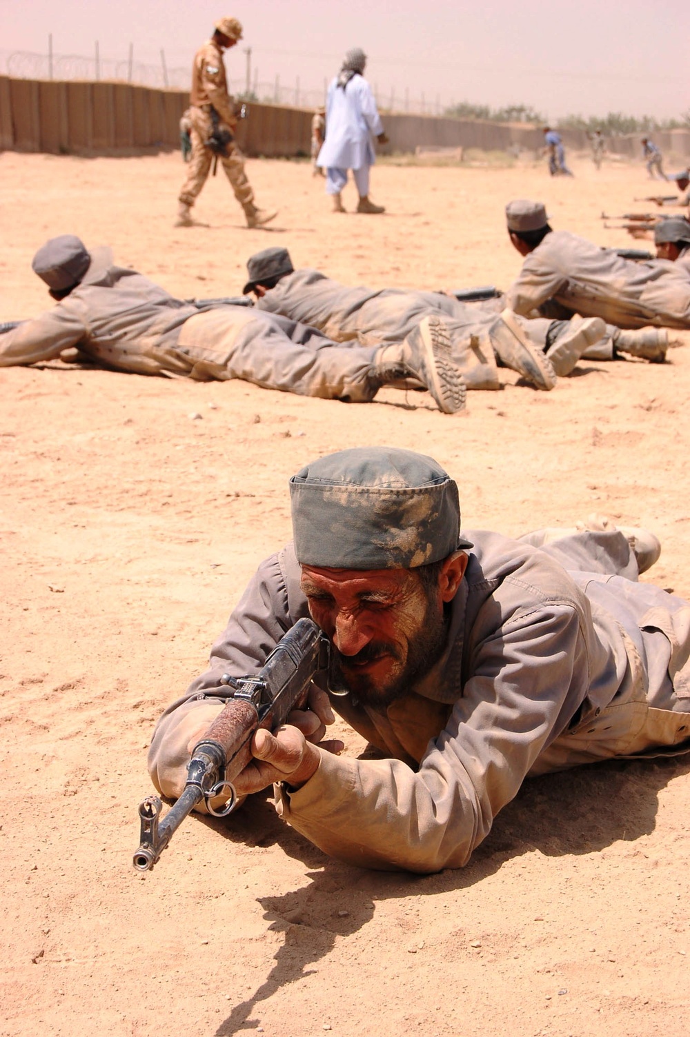 Afghan Police Recruits Train for Duty in Kandahar