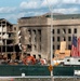 American Flag Lowered at Pentagon One Month After 9/11 Attacks