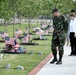 Military Leaders Visit Memorial Grove for Fallen Soldiers