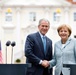 Bush, Merkel Meet in Germany, Discuss Shared Commitments