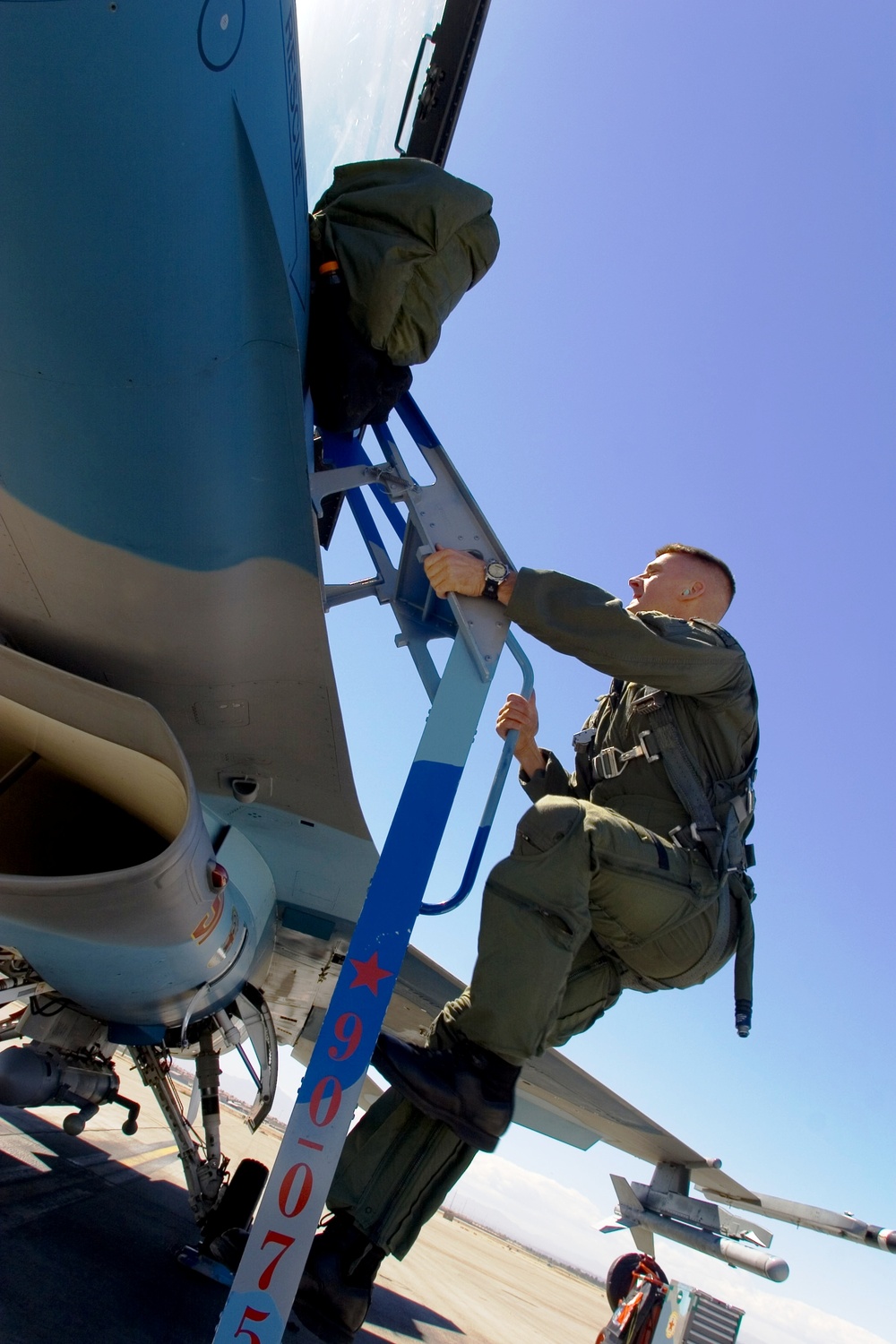 Air Force Pilot Prepares for Red Flag Exercise at Nellis Air Force Base