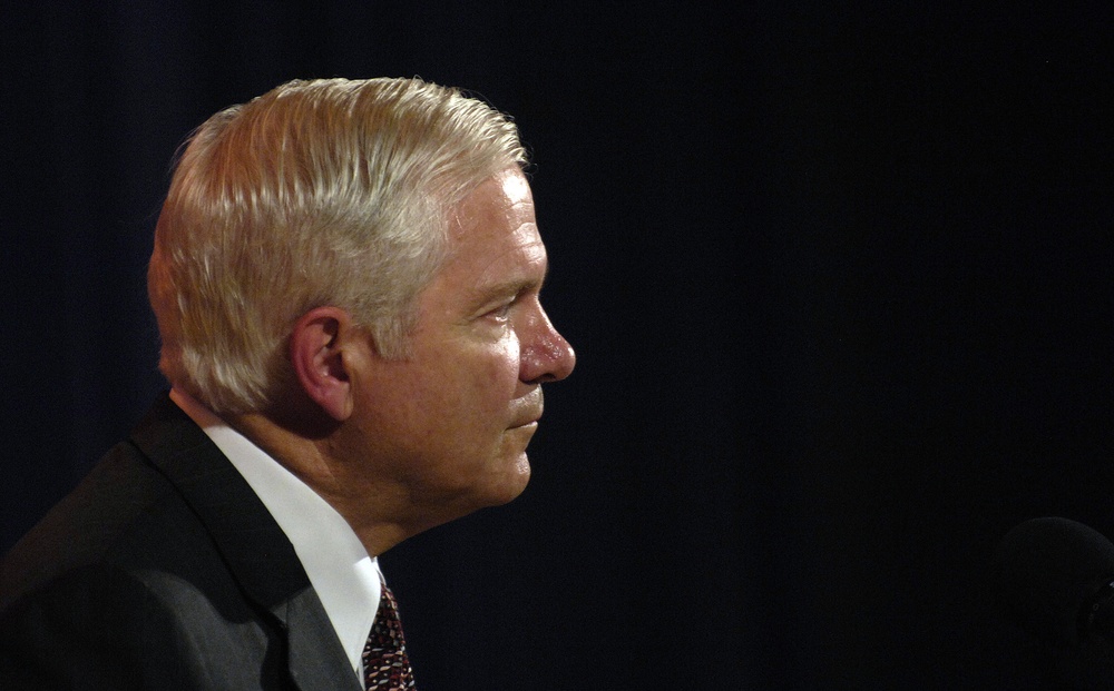 Gates Addresses Airmen at Langley AFB, Reassures Them of Their Value