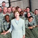 First Lady Laura Bush Visits Troops at Bagram Air Base