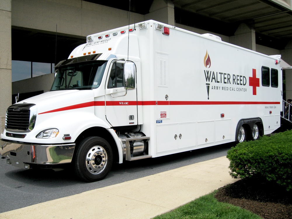 New Patient Evacuation Vehicle Unveiled at Walter Reed Army Medical Center