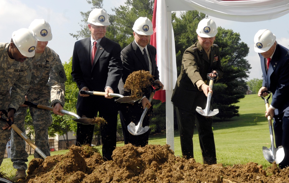 Defense Secretary Gates Breaks Ground for New Intrepid Center at Naval Medical Center