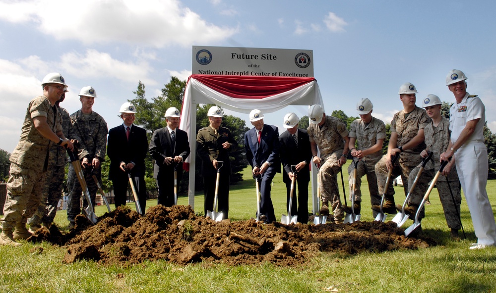 Defense Secretary Gates Breaks Ground for New Intrepid Center at Naval Medical Center