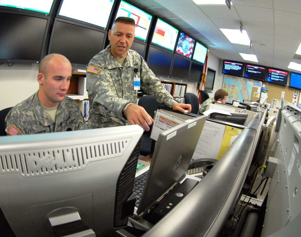 National Guard Monitors Simulated Hurricane Herb in Florida Exercise