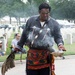 American Indian Performs Smudging Ceremony at Fort Sam Houston National Cemetery