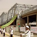 Iraqi Color Guard Stands Ready for Prime Minister at Sarafiyah Bridge Reopening