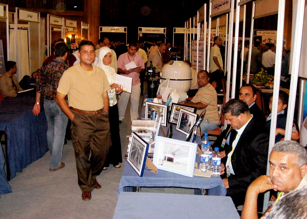 Karadah Businesses Showcase Products at Rebuilding Expo in Baghdad