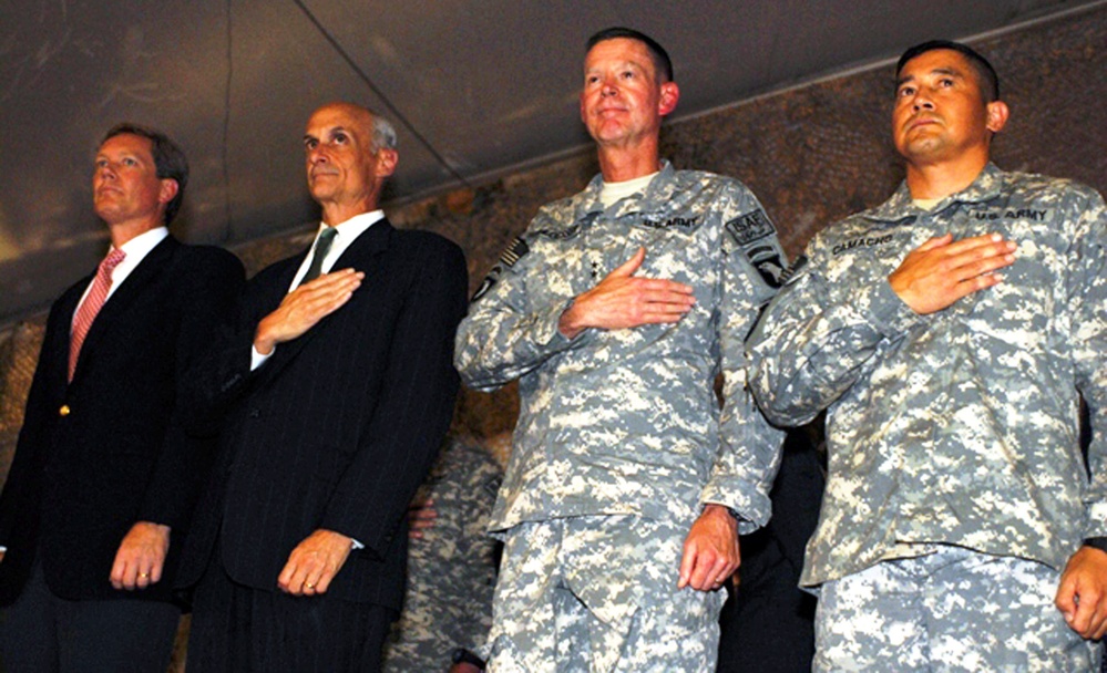 Homeland Security Chief, Army Generals Lead Naturalization Ceremony in Afghanistan