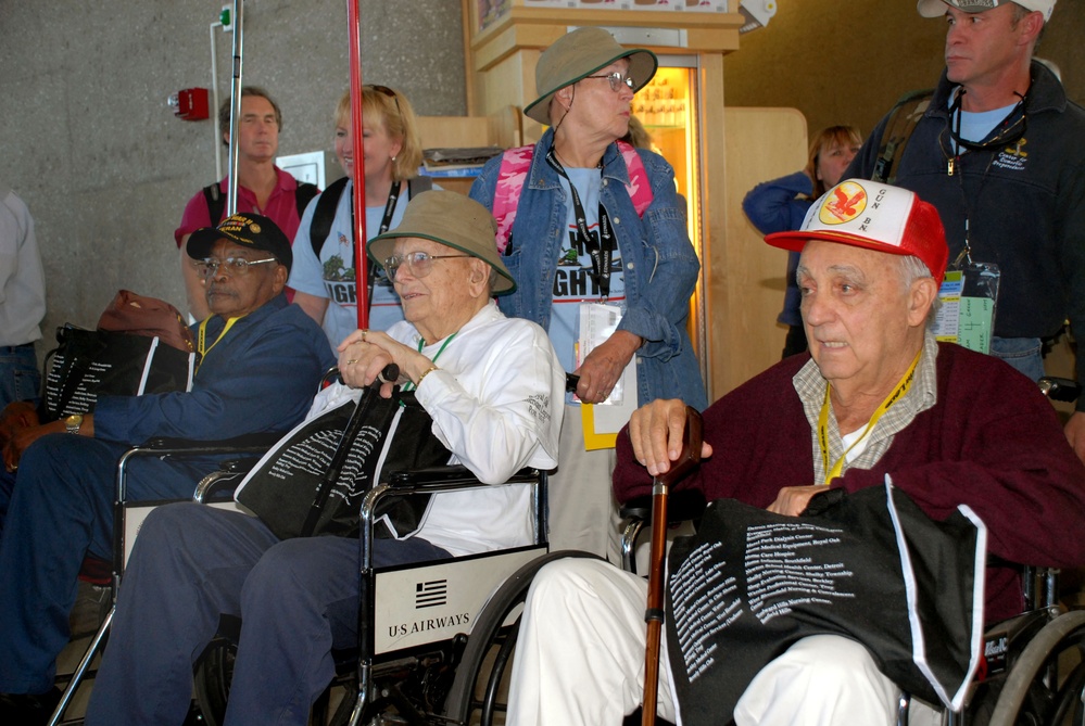 World War II Veterans Honored on Honor Flight to Washington, D.C.