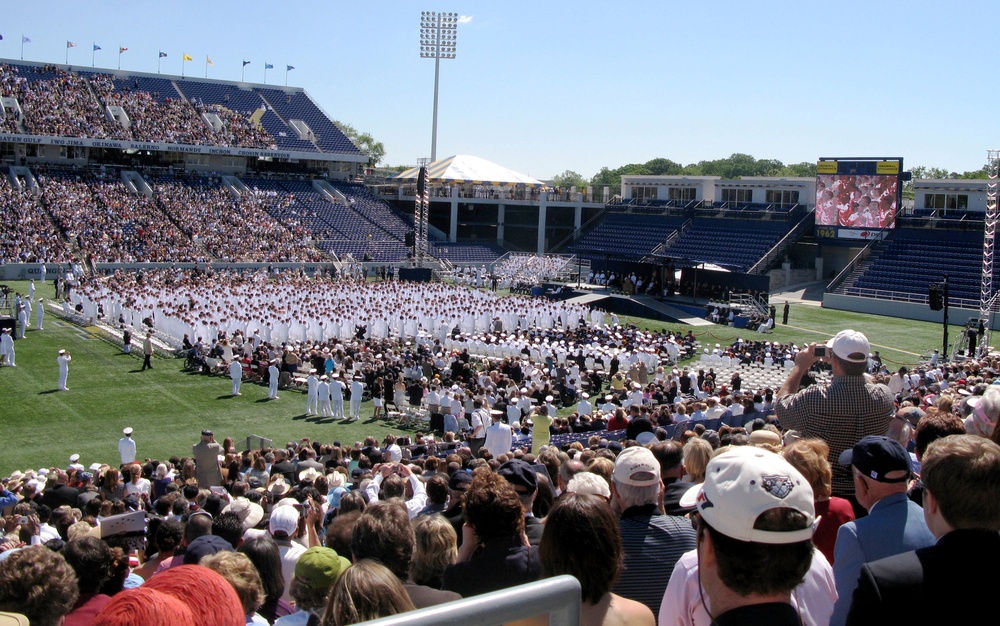 Naval Academy Graduates Commissioned as Officers