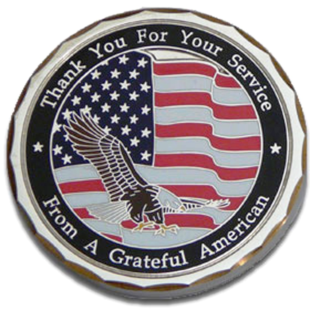 Grateful American Coin Honors U.S. Military Service