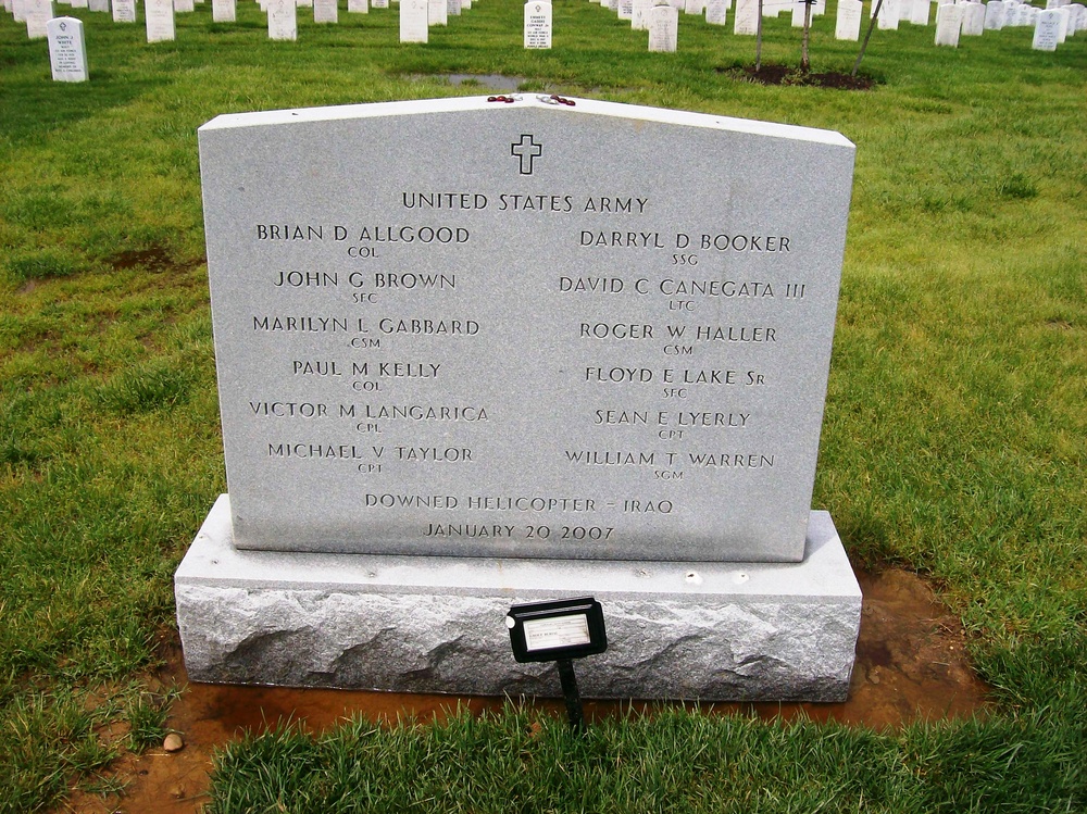 Mass Grave Marker Honors 12 Soldiers Killed in Black Hawk Crash Near Baghdad